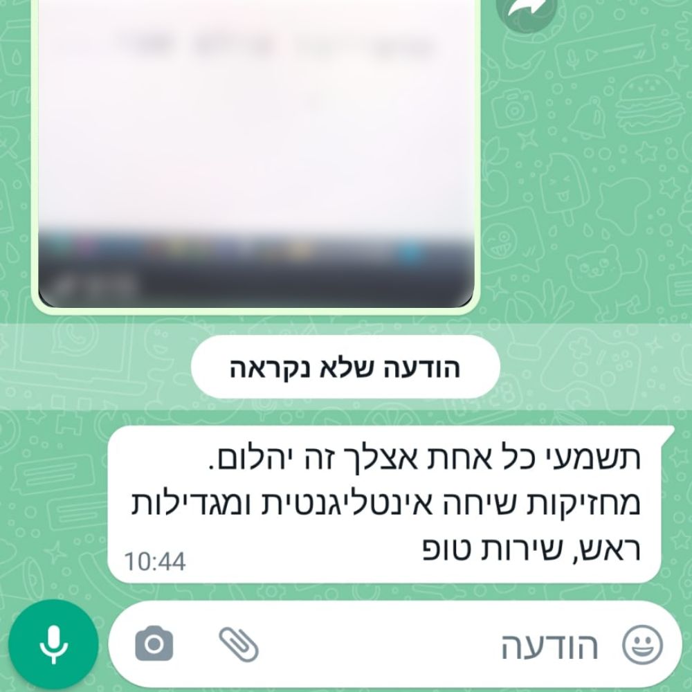 לקוחות בוואטסאפ